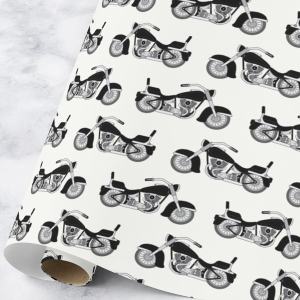 Custom Motorcycle Wrapping Paper Roll - Large