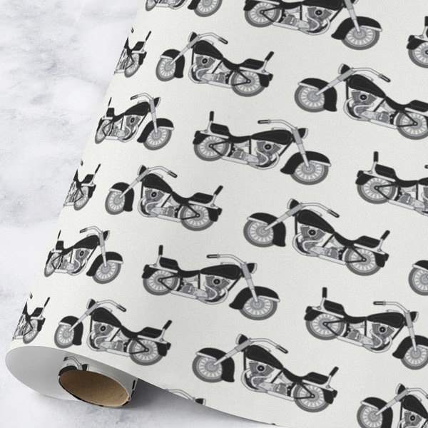 Custom Motorcycle Wrapping Paper Roll - Large - Matte