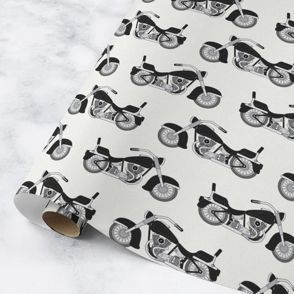 Custom Motorcycle Wrapping Paper Roll - Medium - Matte