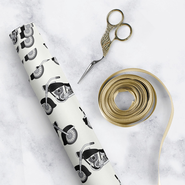 Motorcycle Wrapping Paper Rolls - Lifestyle 1
