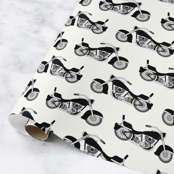 Custom Motorcycle Wrapping Paper Roll - Medium