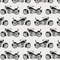 Motorcycle Wrapping Paper Square