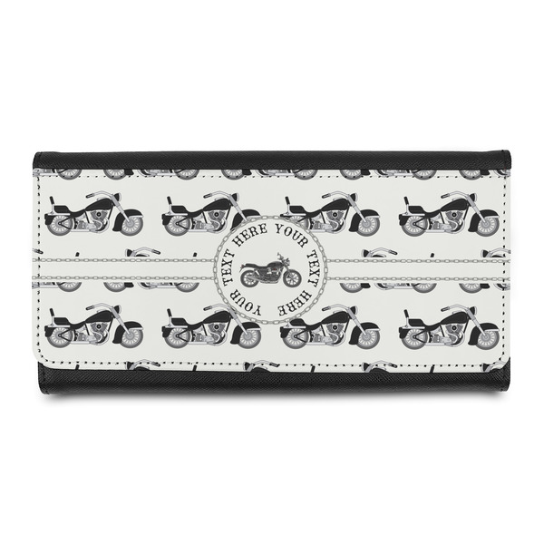 Custom Motorcycle Leatherette Ladies Wallet (Personalized)