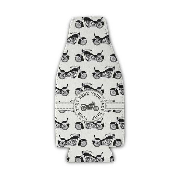 Motorcycle Zipper Bottle Cooler - Set of 4 - FRONT