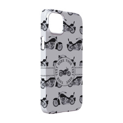 Motorcycle iPhone Case - Plastic - iPhone 14 (Personalized)