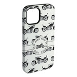 Motorcycle iPhone Case - Rubber Lined - iPhone 15 Plus (Personalized)