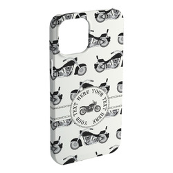 Motorcycle iPhone Case - Plastic - iPhone 15 Pro Max (Personalized)