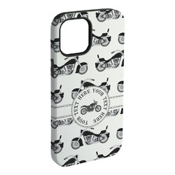 Motorcycle iPhone Case - Rubber Lined - iPhone 15 Pro Max (Personalized)