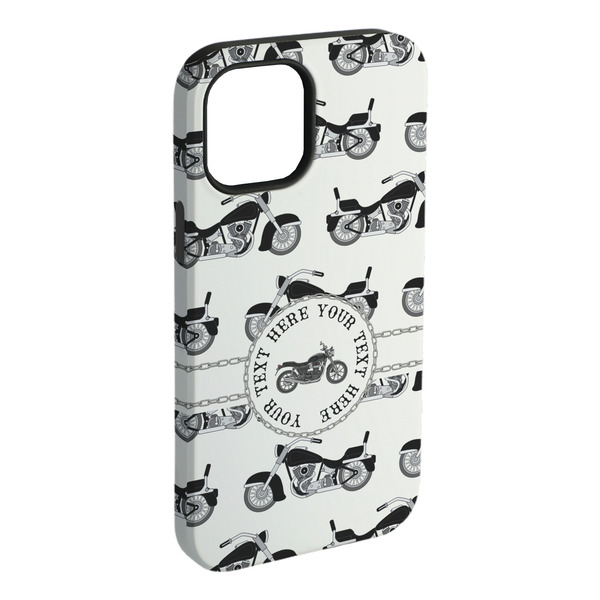 Custom Motorcycle iPhone Case - Rubber Lined (Personalized)