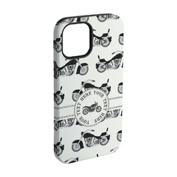 Motorcycle iPhone Case - Rubber Lined - iPhone 15 Pro (Personalized)