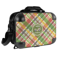 Golfer's Plaid Hard Shell Briefcase - 15" (Personalized)