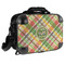 Golfer's Plaid 15" Hard Shell Briefcase - FRONT