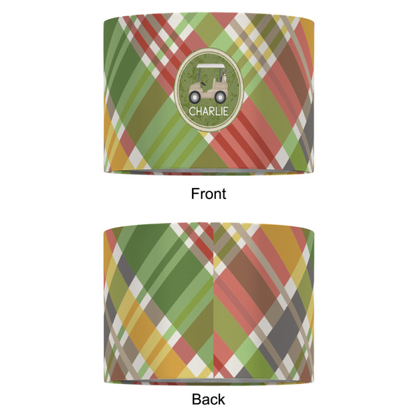 Golfer's Plaid 16" Drum Lampshade - APPROVAL (Fabric)