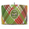 Golfer's Plaid Drum Pendant Lamp (Personalized)