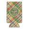 Golfer's Plaid Can Cooler (16 oz) (Personalized)