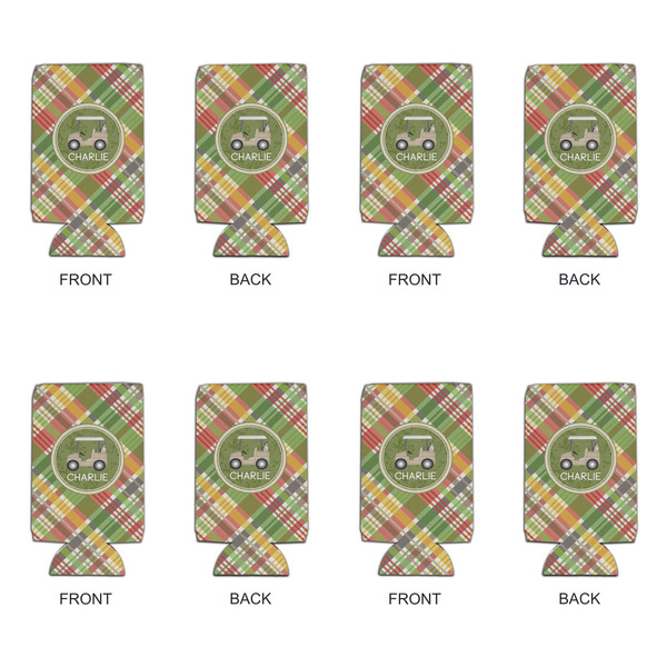 Golfer's Plaid 16oz Can Sleeve - Set of 4 - APPROVAL
