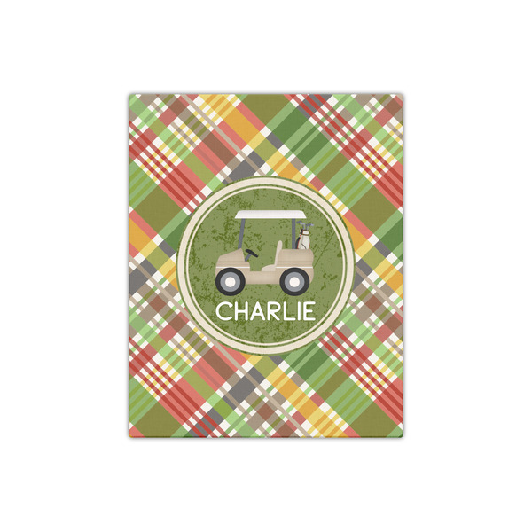 Golfer's Plaid 16x20 - Canvas Print - Front View