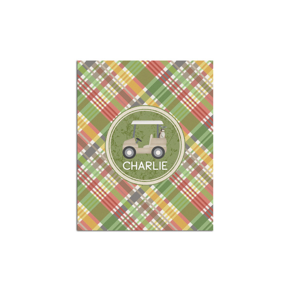 Custom Golfer's Plaid Poster - Multiple Sizes (Personalized)