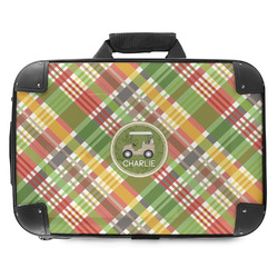 Golfer's Plaid Hard Shell Briefcase - 18" (Personalized)