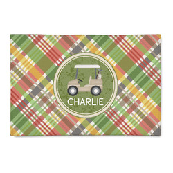 Golfer's Plaid 2' x 3' Indoor Area Rug (Personalized)