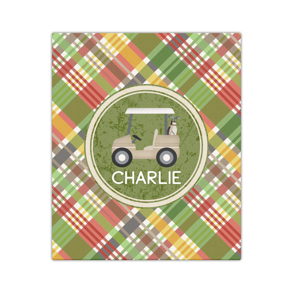 Golfer's Plaid 20x24 - Canvas Print - Front View