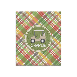 Golfer's Plaid Poster - Matte - 20x24 (Personalized)