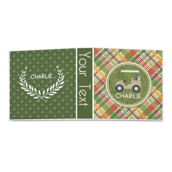 Golfer's Plaid 3-Ring Binder Approval- 2in