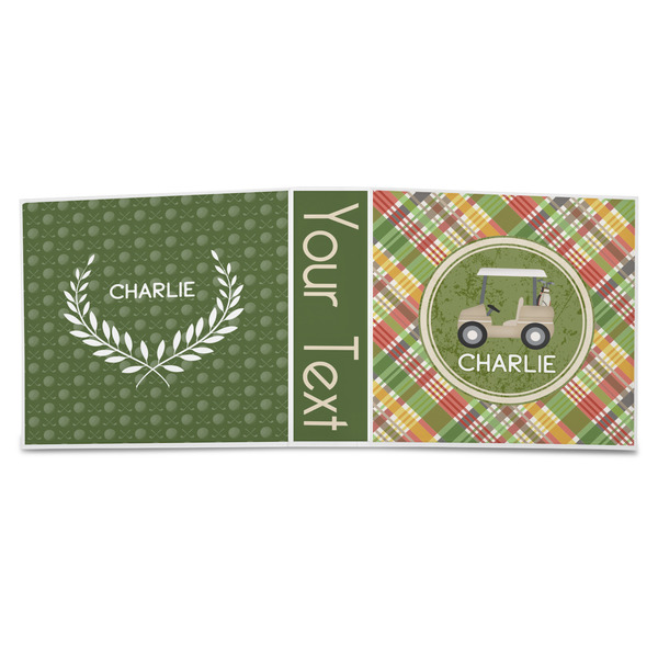 Golfer's Plaid 3-Ring Binder Approval- 3in