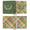 Golfer's Plaid 3 Ring Binders - Full Wrap - 1" - APPROVAL