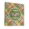 Golfer's Plaid 3 Ring Binders - Full Wrap - 1" - FRONT