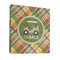 Golfer's Plaid 3 Ring Binder - Full Wrap - 1" (Personalized)