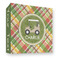Golfer's Plaid 3 Ring Binders - Full Wrap - 3" - FRONT