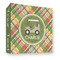 Golfer's Plaid 3 Ring Binder - Full Wrap - 3" (Personalized)