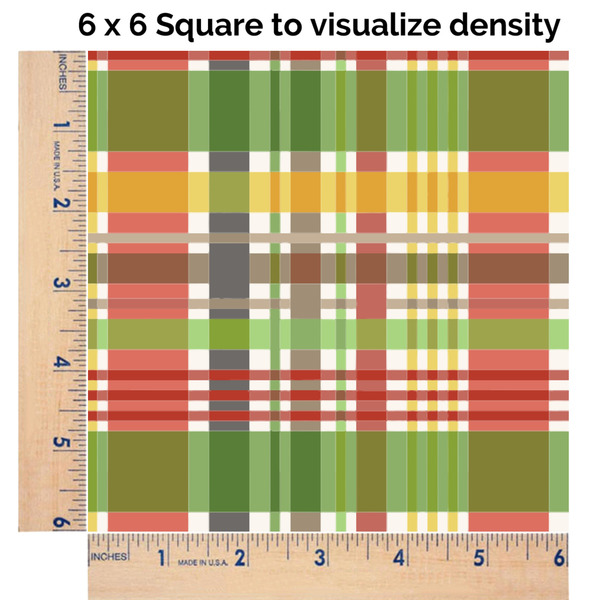 Golfer's Plaid 6x6 Swatch of Fabric