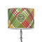 Golfer's Plaid 8" Drum Lamp Shade - Poly-film (Personalized)