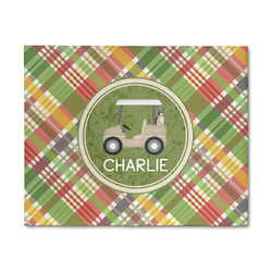 Golfer's Plaid 8' x 10' Indoor Area Rug (Personalized)