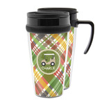 Golfer's Plaid Acrylic Travel Mug (Personalized)