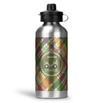 Golfer's Plaid Water Bottles - 20 oz - Aluminum (Personalized)