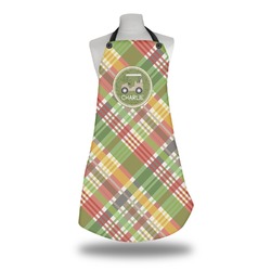 Golfer's Plaid Apron w/ Name or Text
