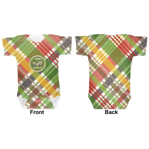 Golfer's Plaid Baby Bodysuit Approval