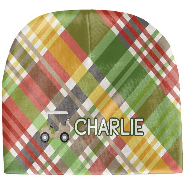 Custom Golfer's Plaid Baby Hat (Beanie) (Personalized)