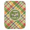 Golfer's Plaid Baby Swaddling Blanket (Personalized)