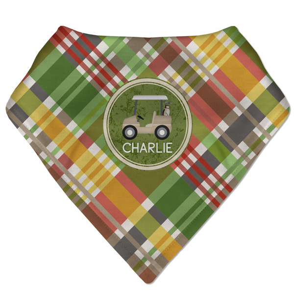 Custom Golfer's Plaid Bandana Bib (Personalized)