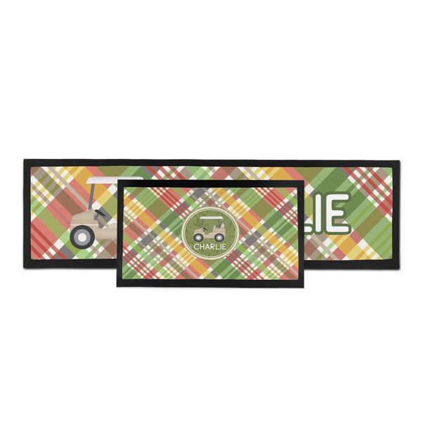 Golfer's Plaid Bar Mat - Parent Main