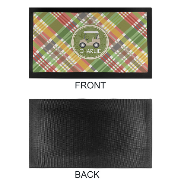 Golfer's Plaid Bar Mat - Small - APPROVAL