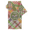 Golfer's Plaid Bath Towel Set - 3 Pcs (Personalized)