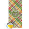 Golfer's Plaid Beach Towel (Personalized)