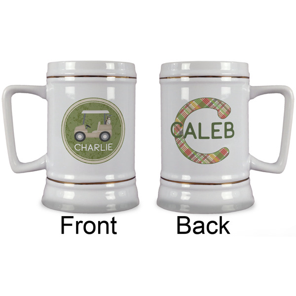 Golfer's Plaid Beer Stein - Approval
