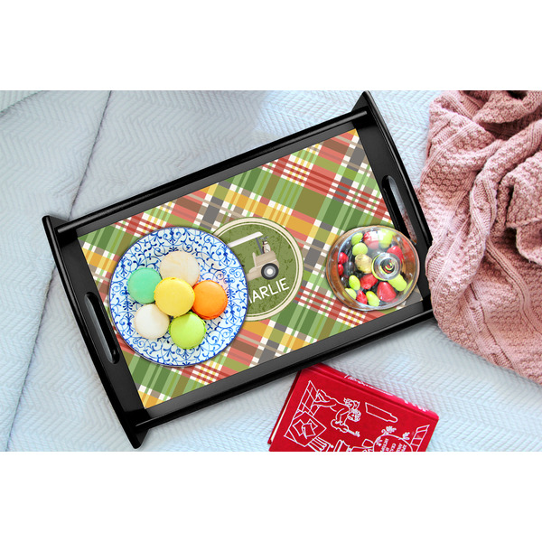 Golfer's Plaid Black Tray - Lifestyle (UPDATED)