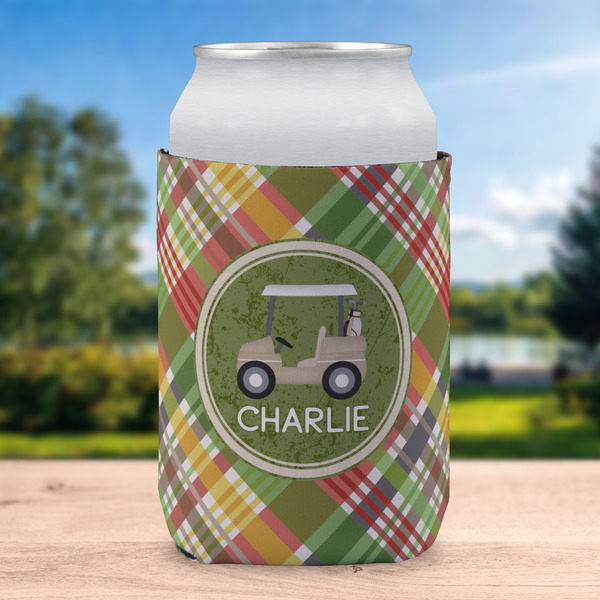 Golfer's Plaid Can Sleeve - LIFESTYLE (single)